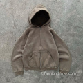 Peso pesante personalizzato Terry Cotton 500gsm Hoodie